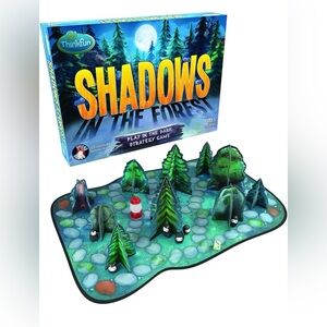 Thinkfun Shadows in the Forest Strategy Board Game New Kids 8+ Play In The Dark